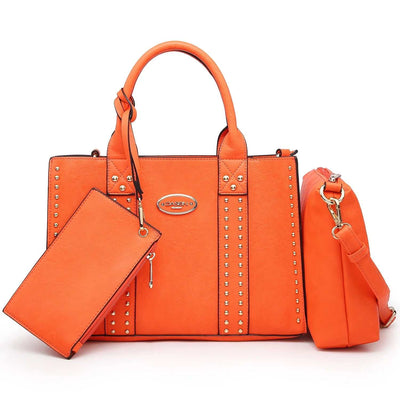 Women'S 3Pcs Purse Handbag Shoulder Bag Tote Satchel Hobo Bag Briefcase Work Bag for Ladies