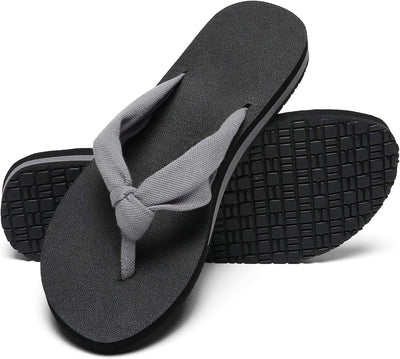 Womens Comfortable Cloth Strap Flip Flops with Arch Support