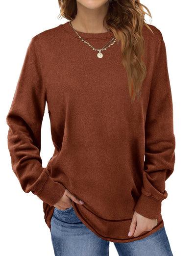 Sweatshirts for Women Crewneck Casual Long Sleeve Shirts Tunic Tops