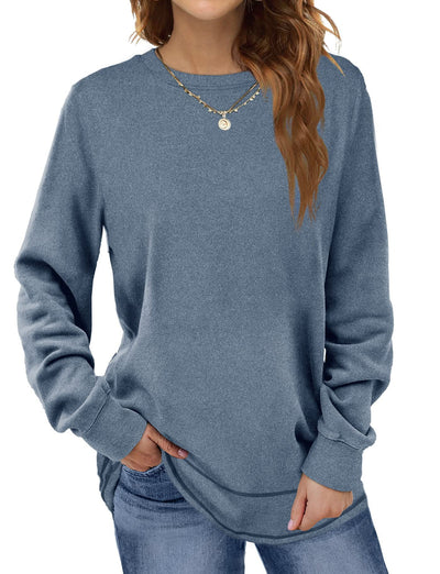 Sweatshirts for Women Crewneck Casual Long Sleeve Shirts Tunic Tops