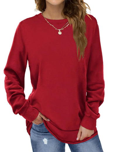 Sweatshirts for Women Crewneck Casual Long Sleeve Shirts Tunic Tops