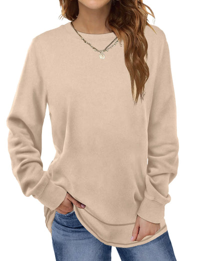 Sweatshirts for Women Crewneck Casual Long Sleeve Shirts Tunic Tops